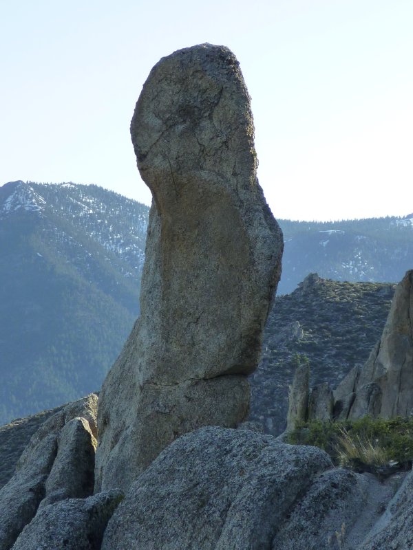 Rock column in Jack‘s Valley Habitat south of Carson City