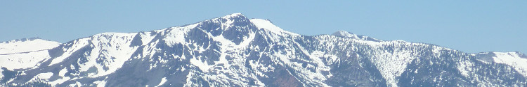 Mount Tallac skyline range