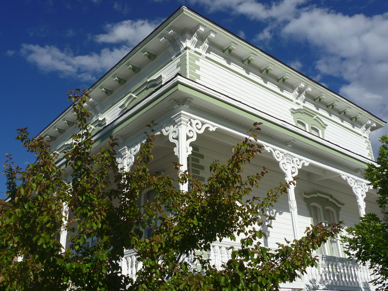 Northwest corner of the historic Lake Mansion in Reno