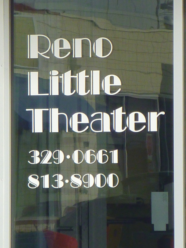Entrance of the Reno Little Theater (RLT)