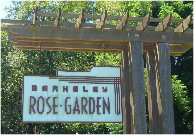 Berkely Rose Garden sign