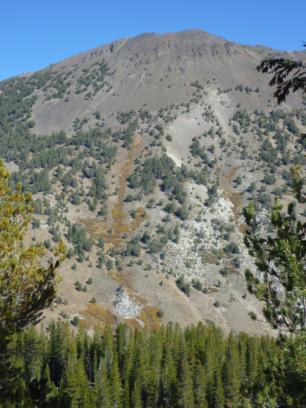 South side of Mount Rose in October 2013