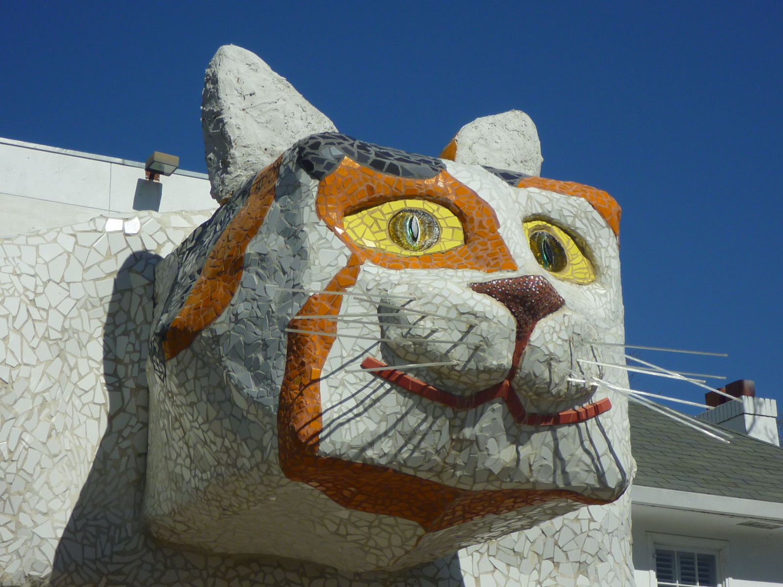 Calico Cat sculpture