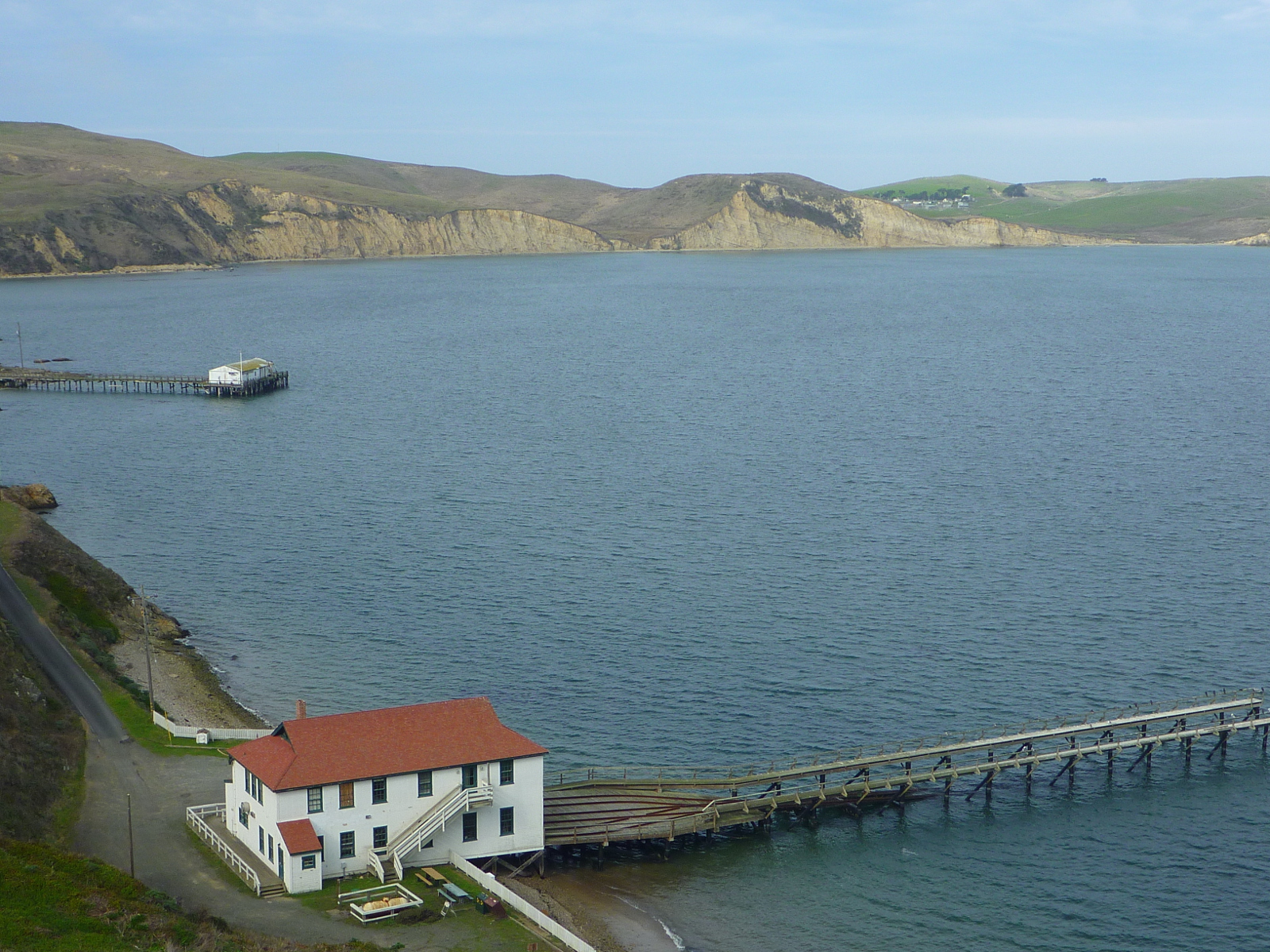 Drakes Bay with Point Reyes Liefeboat Station