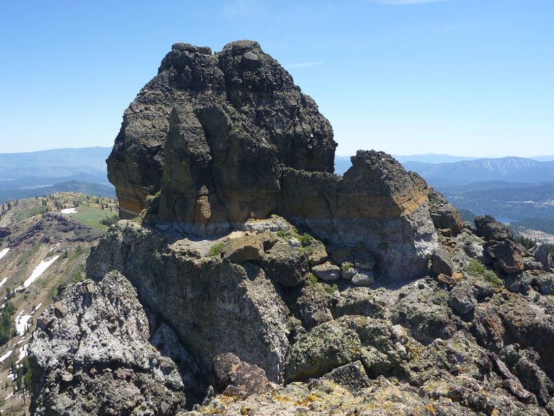 Castle Peak northwest of Truckee