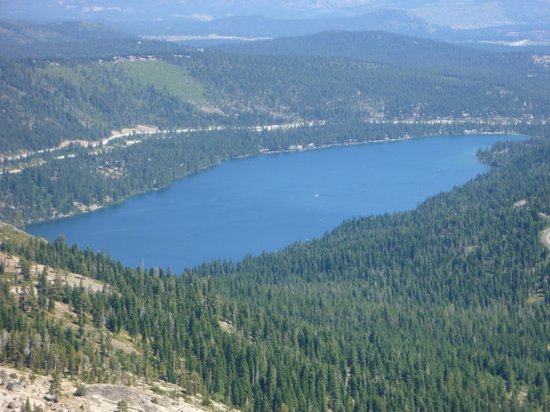 Donner Lake seen from Mt. Judah