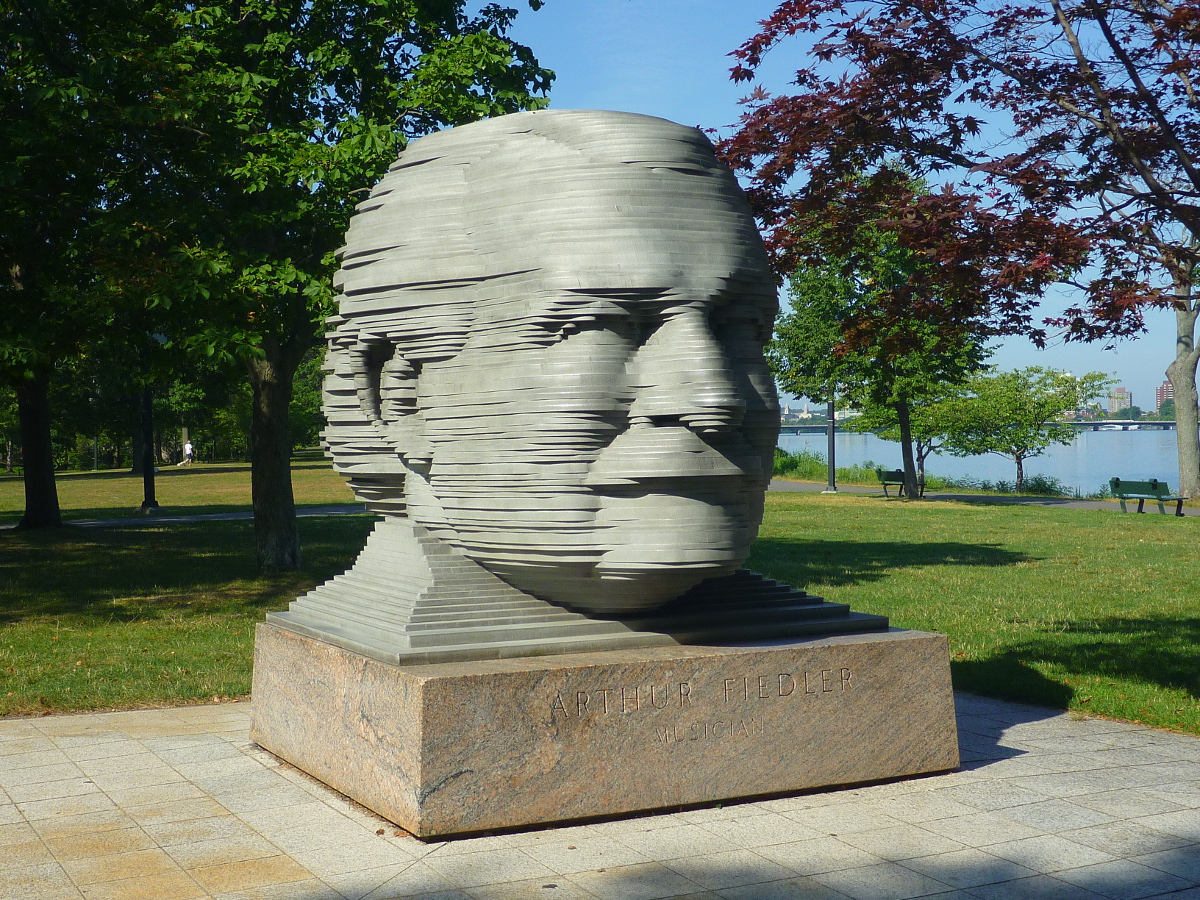 Bust of a musician: Arthur Fiedler