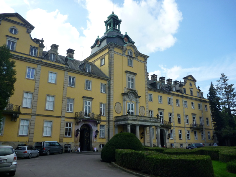 Bueckeburg Palace courtyard