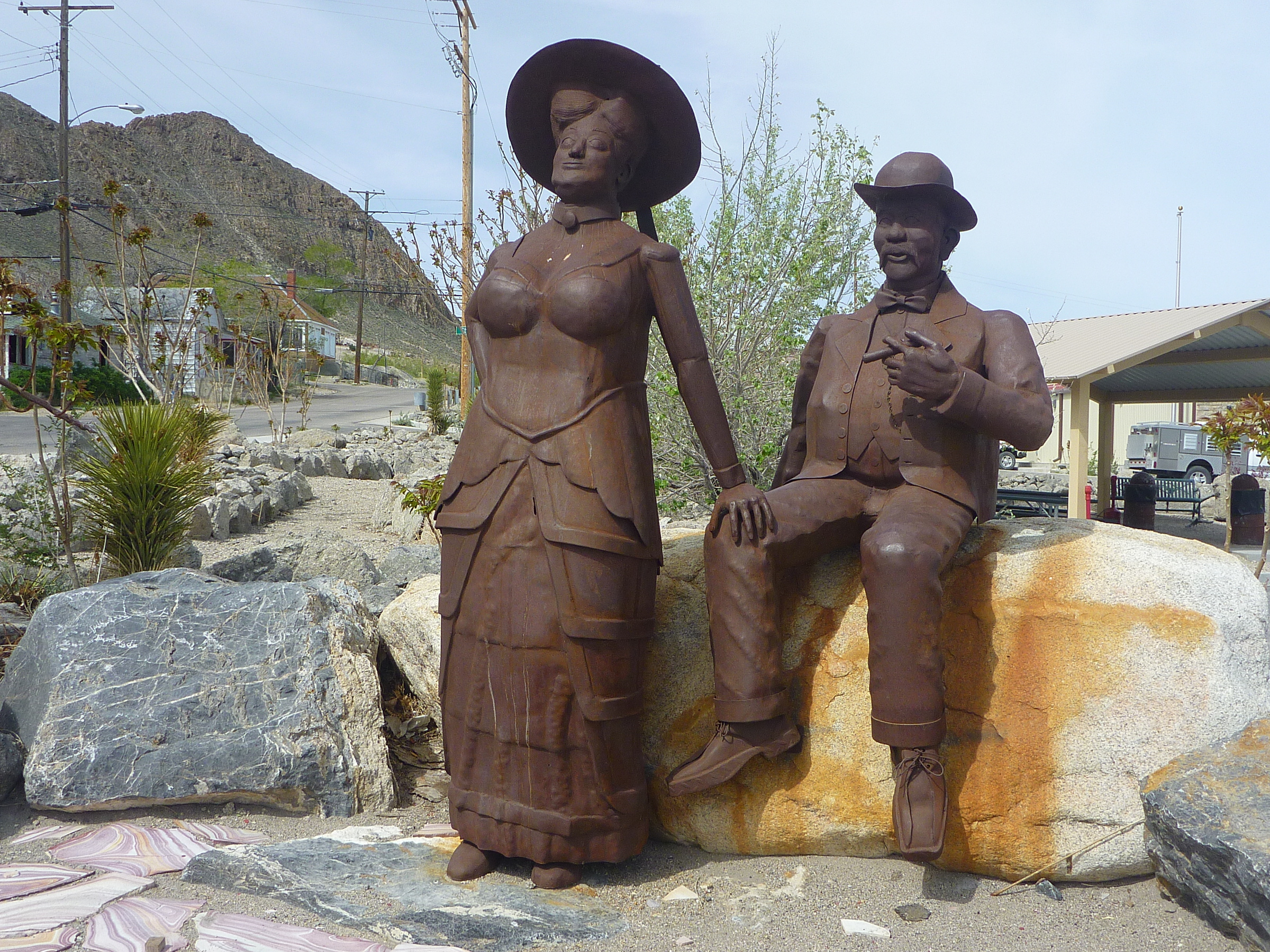 Jim and Belle Butler in Tonopah